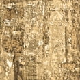 thumbnail image 1 of Ahgly Company Indoor Square Oriental Brown Industrial Area Rugs, 8' Square, 1 of 4