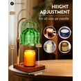 thumbnail image 6 of Funistree Candle Warmer Lamp with Timer and Dimmer, Height Adjustable Flower Wax Warmer, Gifts for Women Mom Birthday, House Warming Lotus Candle Melting Light for Jar Candles Home Decor, 6 of 7