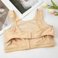 thumbnail image 4 of Bras for Women,Post Front Closure Compression Bra for Women Featuring Adjustable Support Band and Comfortable Wireless Design,Sports Bras for Women,Beige,M, 4 of 8