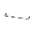 thumbnail image 3 of BOANN Solid Stainless Steel 24 Inch Towel Bar with Polished Chrome Finish NICKEL Brushed, Nickel Finish, 3 of 5