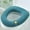 Blue, variant on Soft Toilet Seat Cover,Bathroom Soft Toilet Seat Cover Pad Toilet Lid Cover Cushion,Super Warm,Retaining Ring,Universal Fit ,Machine Washable,Thicker Stretchable Washable