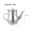 thumbnail image 2 of Homoyoyo Aceitera De Acero Inoxidable Para Almacenar Y Filtrar Y Grasas De Cocina, 2 of 8