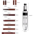 thumbnail image 2 of Justech Driver Set, 12PCs 1/2" Square & Hex Impact Driver Bits, Heavy Duty, Chrome Vanadium Steel, for Screws, 2 of 5