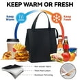 thumbnail image 4 of Luoshdecor Insulated Shopping Bags For Groceries ,Reusable Cooler Bags with Zipper for Hot or Cold Food, 4 of 6