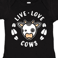 thumbnail image 4 of Inktastic Live Love Cows Boys or Girls Baby Bodysuit, 4 of 5
