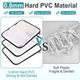 thumbnail image 4 of Funda rígida transparente con cierre, bolsa de plástico, bolsa de maquillaje transparente, 4 of 7