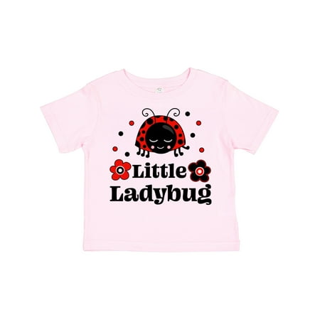 

Inktastic Little Ladybug with Flowers Gift Toddler Boy or Toddler Girl T-Shirt