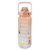 thumbnail image 2 of Botella de agua de 2L, taza de paja, deportes, viajes, escala de tiempo portátil, jarra de Fitness para beber Tmvgtek Para estrenar, 2 of 6