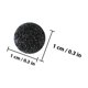 thumbnail image 2 of FENGGUIQU 900Ud Pegatinas Redondas Autoadhesivas En Negro Con Resistente Para Uso Con Gancho, 2 of 8