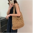thumbnail image 3 of HLSOHJP Straw Beach Bag Women Hobo Bags Vintage Summer Beach Bag Basket Shoulder Bag Cute Purse Everything Tote Handbag Travel Bag, 3 of 7