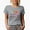 Heather Grey, variant on Distressed Kiss Me I'm Irish - Retro St. Patrick's Day Art Merch, Baby Blue T-Shirt, Small