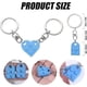 thumbnail image 2 of Heart Keychain Set, 2 Piece Keychain Heart for Two Heart Keychain Couple Keychains Valentine's Day Gift for Girlfriend Boyfriend, 2 of 5