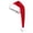 Red, variant on FAIOROI Extra Long Plush Santa Hat Velvet Christmas Hat with Faux Fur Brim & Pom Pom, Holiday Party Costume Accessory Free Size