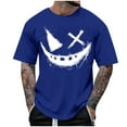thumbnail image 2 of Men's Graphic Tees Printed Casual Summer Tee Tops Short Sleeve T-Shirts Fashion Tees, 2 of 7
