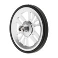 thumbnail image 3 of Bicicleta Plegable Premium de 60 Mm Ruedas Fáciles de Transporte de Bicicletas Plegables Transporte EZ Ruedas Empujando Reajuste Rueda de Transporte P Plata Soledad Bicicleta Plegable Easy Wheel, 3 of 10