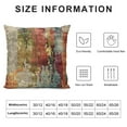 thumbnail image 5 of Fenyluxe  Abstract Pillow Covers Abstract Rust Art Painting Decorative Throw Pillows Modern Artwork Square Couch Decor for Living Room Couch Home Chair 12x12in, 5 of 5