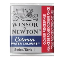 Winsor & Newton Cotman Watercolor Half Pan - Cadmium Red Deep Hue