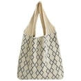 thumbnail image 1 of Bolso Hobo Hueco Punto Estético Hombro Mano Ganchillo para Mujer, 1 of 9