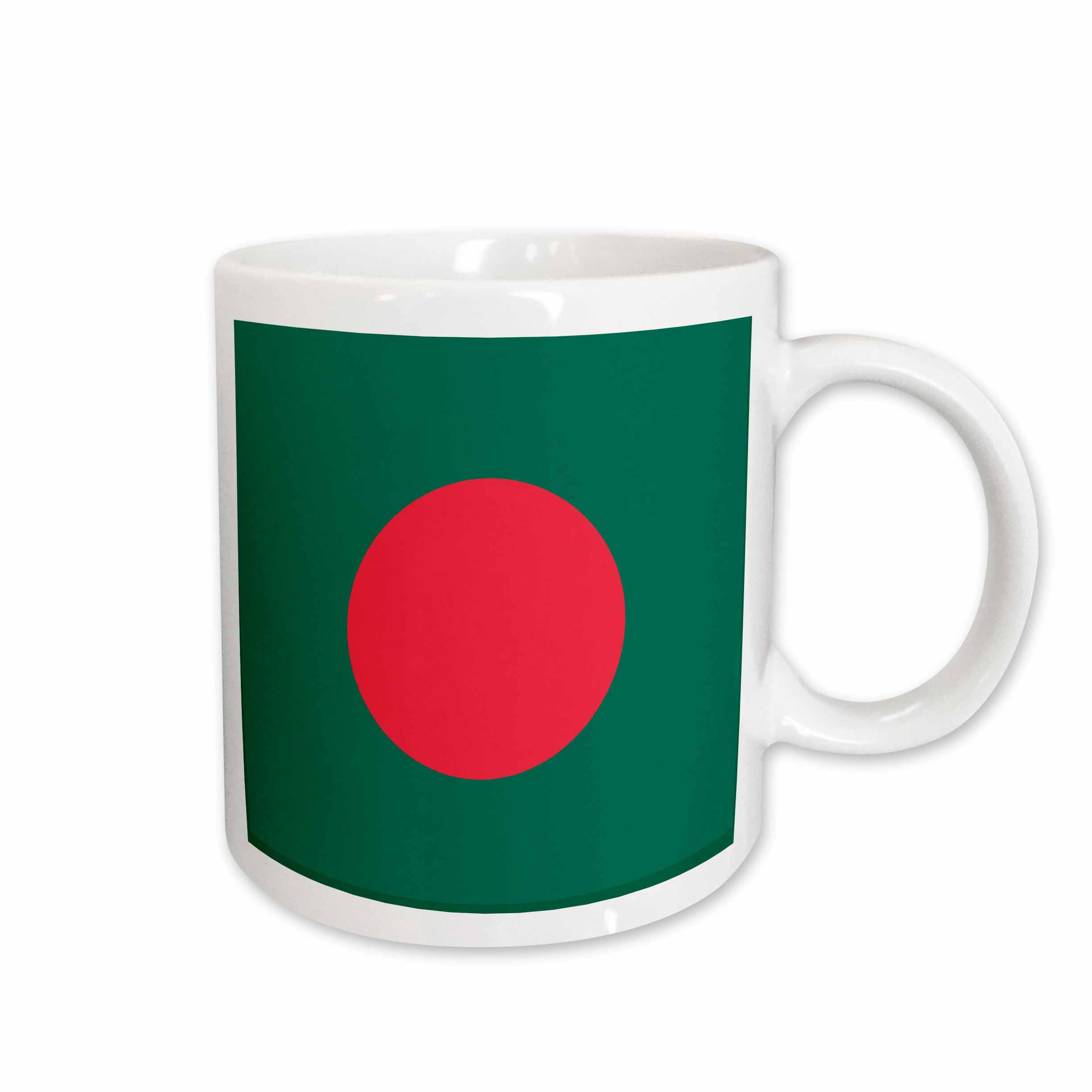 3dRose Flag of Bangladesh - Bangladeshi green with red dot circle - rising over Bengal - Asian world - Ceramic Mug, 15-ounce" Walmart.com