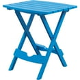 thumbnail image 4 of Adams QuikFold Rectangular Pool Blue Plastic Classic Adirondack Folding Side Table, 4 of 4