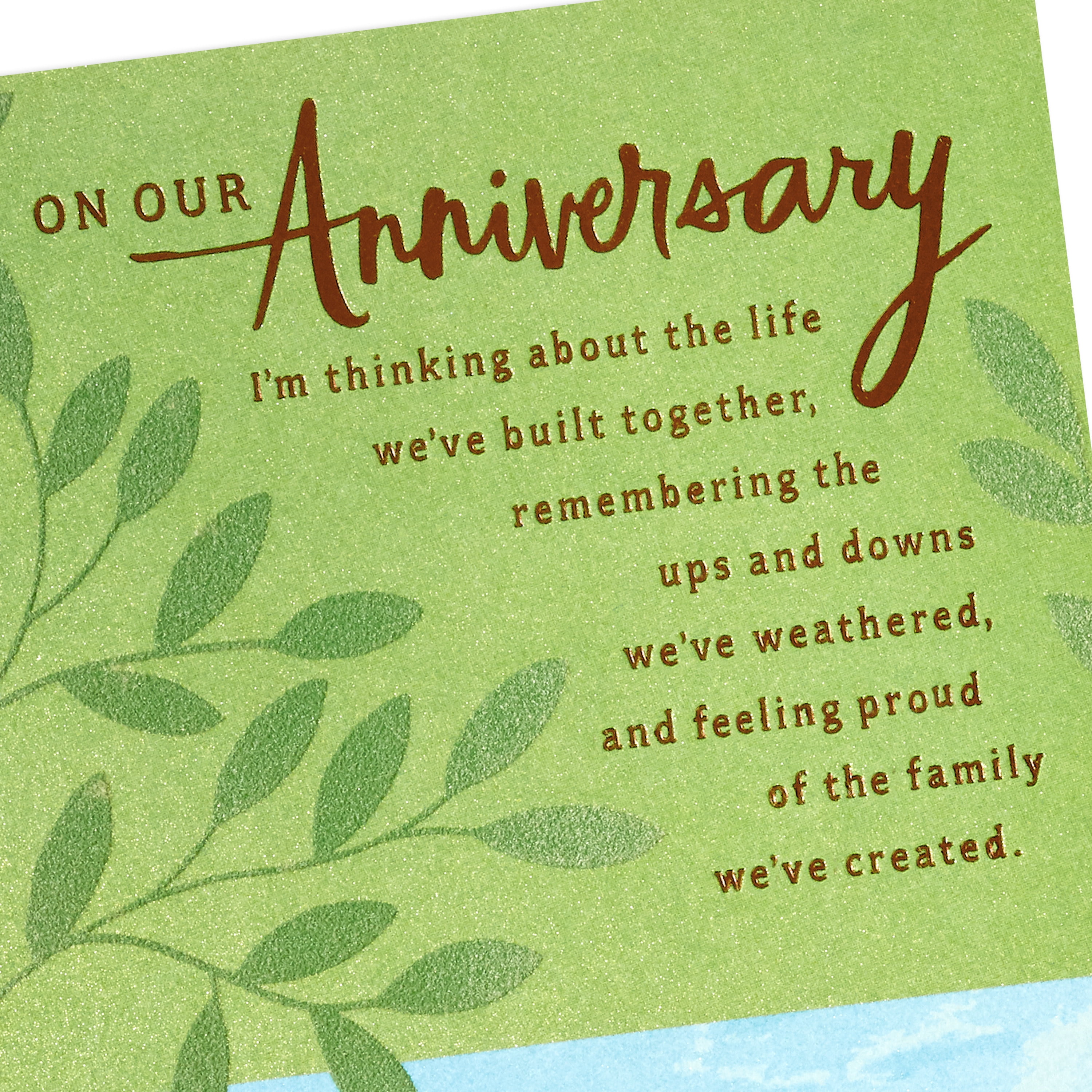 Hallmark Romantic Anniversary Card for Spouse (Filling My Days with Happiness)