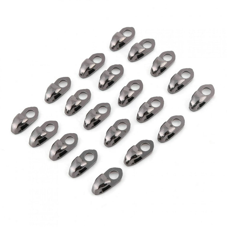 Dilwe Boot Lace Hooks, 20Pcs/Set Boot Hooks Lace Fittings with Rivets for  Repair/Camp/Hike/Climb Accessories, Boot Hooks Lace Fittings 