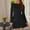 Black, variant on Stichou Womens Spring Long Sleeve Mini Dress Casual Layered Ruffle Hem Short Going Out Dresses Black XS