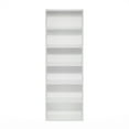 thumbnail image 3 of Furinno JAYA Simply Home Free Standing 6-Tier Open Storage Bookcase, White, 3 of 6