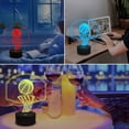 thumbnail image 6 of 3D Basketball Night Light Backboard Illusion Hoop Lamp for Kids' Room Home Xmas Birthday Gifts for Boy Man Friends with 16 Color Changes Remote Control, 6 of 8