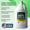 thumbnail image 2 of Nature's Freedom Shine 45% Vinegar Cleaning Solution Concentrate, Multi-Purpose Household Cleaner, 1 Gallon, 2 of 4