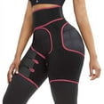thumbnail image 3 of 3 in 1 Waist Trainer Cincher Thigh Trimmer Sweat Belt Yoga Shapewear Gym Body Shaper, 3 of 7