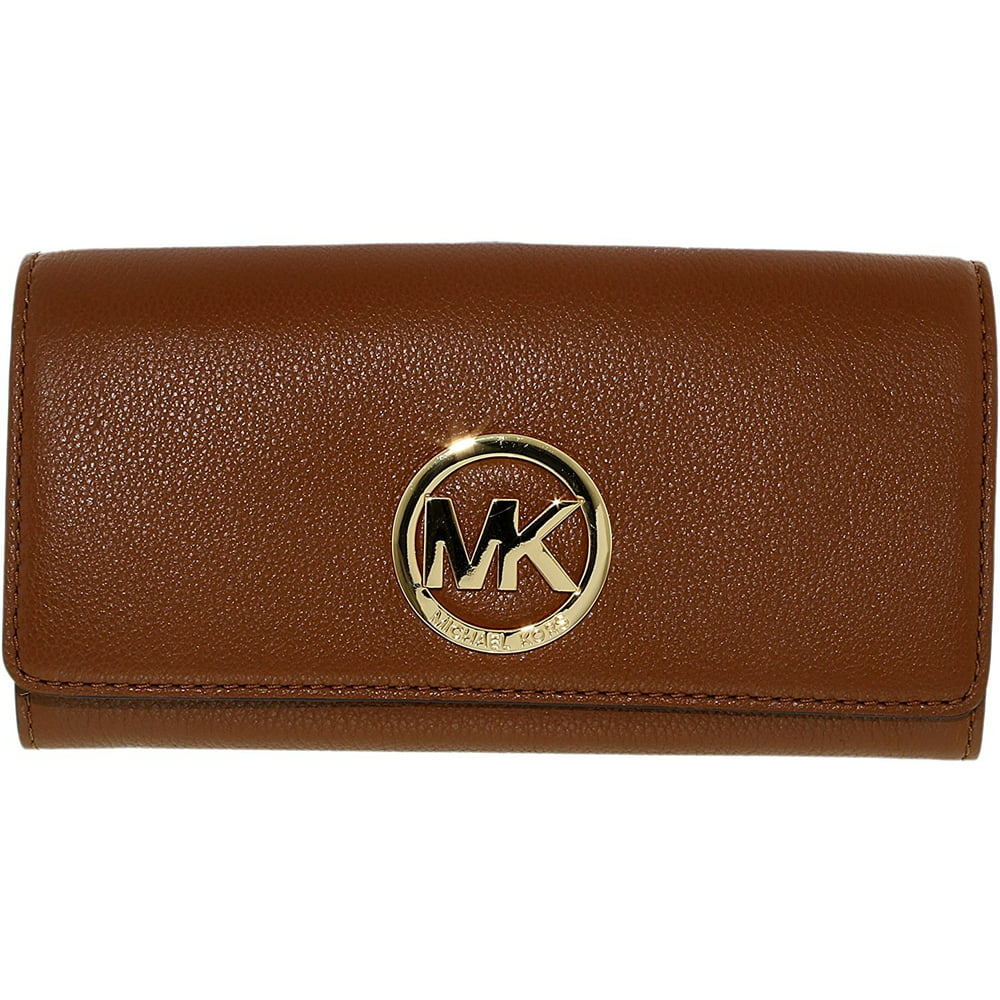 Michael Kors - Fulton Leather Carryall Wallet - Brown - 32F2GFTE3L-230 ...