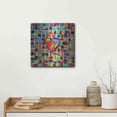 thumbnail image 5 of Luxe Metal Art 'Love of Color I' by Carolee Vitaletti Metal Wall Art, 12"x12", 5 of 7