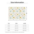 thumbnail image 5 of Honeii Chicken print throw blanket, crafted from cozy cotton flannel, offers versatile home decor as a bedding suitable for all seasons.-60"x50", 5 of 6