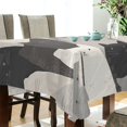 thumbnail image 5 of Yayeee Tablecloths 60" x 90" Rectangle Wrinkle Resistant Party Table Cover, Gray Cute Cats, 5 of 8