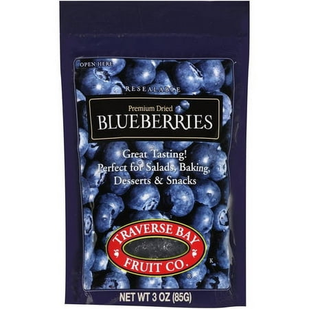 Traverse Bay Fruit Co. Premium Dried Blueberries (3 oz., 12 ct.)