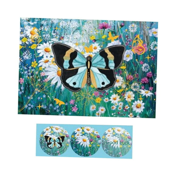 Jierger Cartes de Vœux PopUp Papillon 3D avec Enveloppes et Autocollants, Cartes PopUp Pliables de Noël et d'Anniversaire pour Anniversaire, Fête des Mères et Toutes Occasions