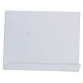 thumbnail image 2 of HUBERT Acrylic Sign Holder with Slanted Back Horizontal - 5"L x 4"H, 2 of 3