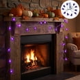 thumbnail image 7 of Cififendec Halloween Spider String Lights with 20 LED Bulbs, 118.11", Waterproof Spider Fairy Lights for Stair Railing Porch, Outdoor Yard Gothic Holiday Decor, 7 of 7