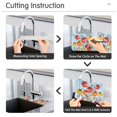 thumbnail image 5 of Yayeee Faucet Mat for Kitchen Sink 14.7" Diatomite Long Splash Guard Pad, Yellow Floral Tomatoes, 2 Pack, 5 of 7