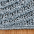 thumbnail image 6 of Gertmenian Malini Karina Denim Blue Modern Geometric Tonal Polyester High-Low Indoor Area Rug, 5x8, 6 of 6