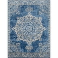 thumbnail image 2 of Artistic Weavers Monaco Medallion Area Rug, Navy / Gray ,6'7" x 9'6", 2 of 6