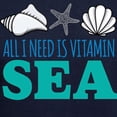 thumbnail image 3 of CafePress - All I Need Is Vitamin Sea Sweatshirt - Pullover Hoodie, Classic, Comfortable Hooded Sweatshirt, 3 of 4