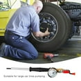thumbnail image 4 of keepw Tire Inflatable Rod with Gauge Inflator Gauge Fitting Part Cranking Testing Compressor Connection Repair Safe Handle Large Vehicles Crank, 4 of 6