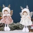 thumbnail image 2 of 1 pieza de colgante de árbol de Navidad, colgante de muñeco de ángel, adorno de muñeco de ángel para fiesta de Navidad, decoración de boda de Año Nuevo, 2 of 5