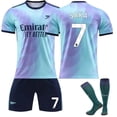 thumbnail image 1 of 2425 Arsenal Second Guest Jersey No. 7 Saka 41 Rice No. 11 Martinelli Children'S Adult Replica Player Name Jersey, 1 of 2