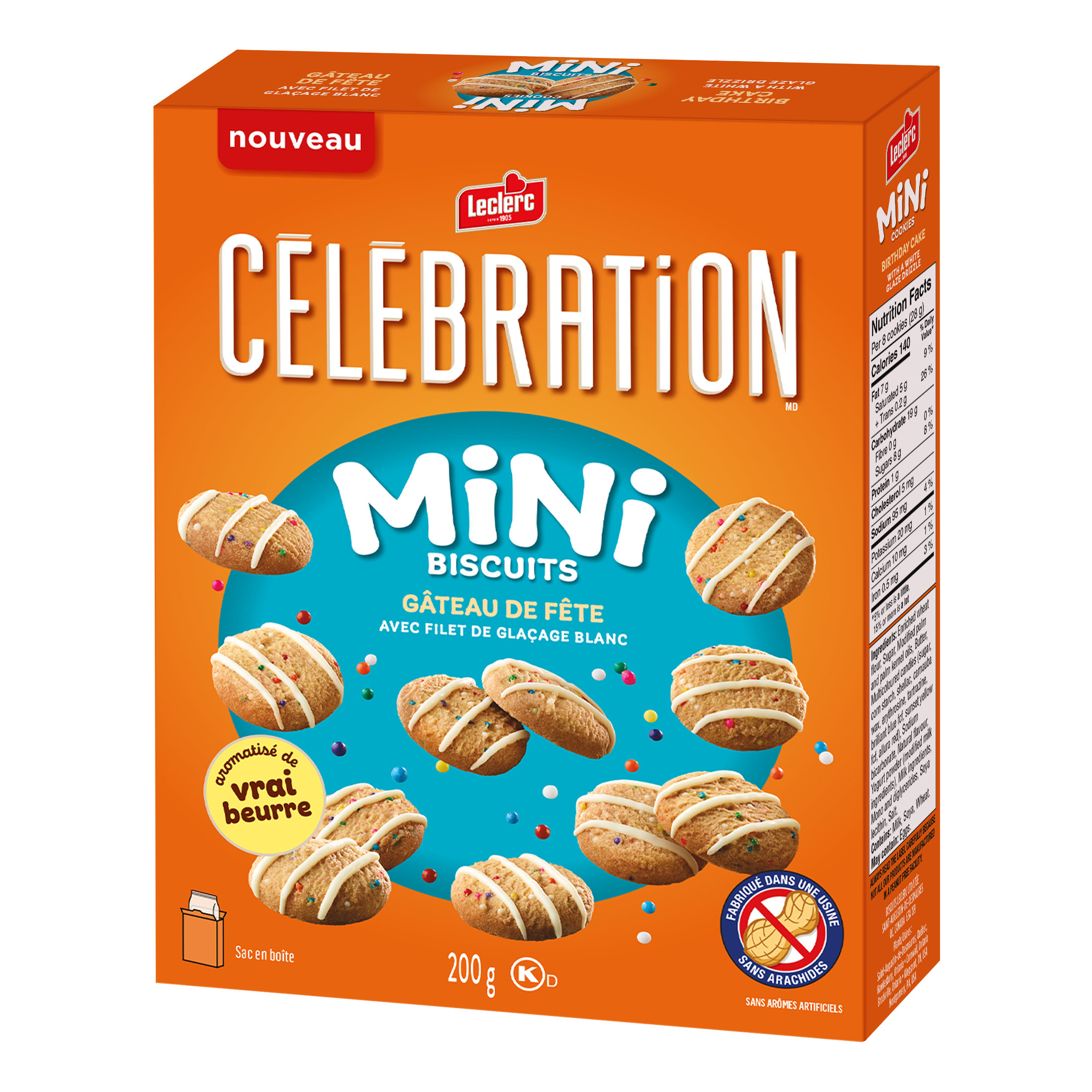 MINI.BISC.ANNIVERSAIRE.CELEBRATION 200g each box
