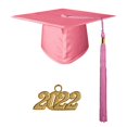 thumbnail image 2 of Shenmeida Unisex Adult Matte Graduation Cap Graduation Hat with Tassel Adjustable for High School and College, 2 of 3