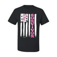 thumbnail image 2 of Survivor Awareness Flag Awareness Men's Graphic T-Shirt, Black, 2XL, 2 of 3