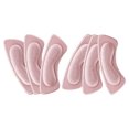 thumbnail image 1 of Minnieouse 3 pares de almohadillas antideslizantes para aliviar la presión en el talón, cojines para los pies para hombres y mujeres, tacones Accesorios de calzado Tipo 2 Rosa, 1 of 1